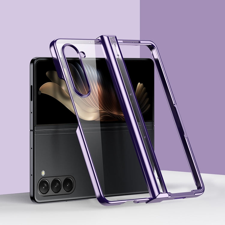 Three Parts 6D Electroplating PC Shockproof Phone Case, For Galaxy Z Fold8 Ultra 5G, For Galaxy Z Flip8 5G, For Samsung Galaxy Z Flip7 FE / Flip6, For Samsung Galaxy Z Fold7 5G, For Samsung Galaxy Z Flip7 5G, For Samsung Galaxy Z Fold6