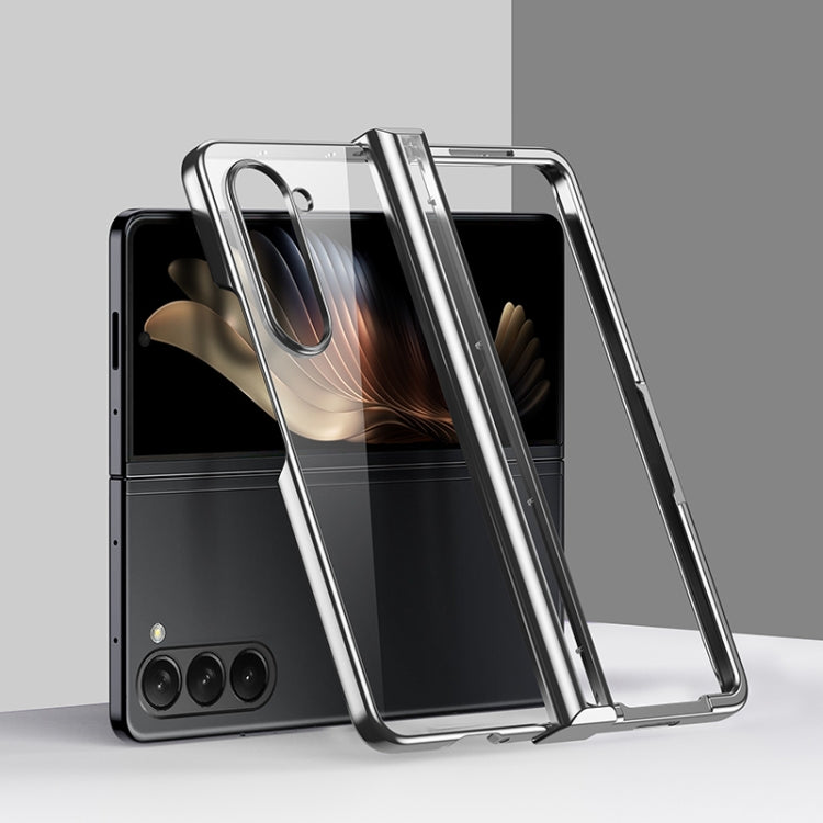 Three Parts 6D Electroplating PC Shockproof Phone Case, For Galaxy Z Fold8 Ultra 5G, For Galaxy Z Flip8 5G, For Samsung Galaxy Z Flip7 FE / Flip6, For Samsung Galaxy Z Fold7 5G, For Samsung Galaxy Z Flip7 5G, For Samsung Galaxy Z Fold6