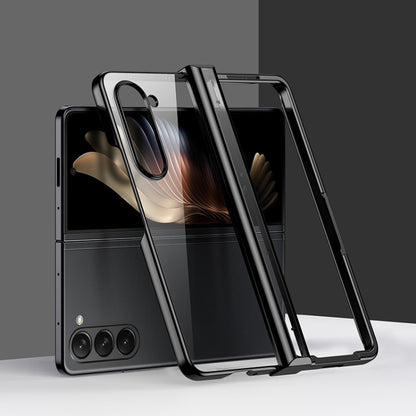 Three Parts 6D Electroplating PC Shockproof Phone Case, For Galaxy Z Fold8 Ultra 5G, For Galaxy Z Flip8 5G, For Samsung Galaxy Z Flip7 FE / Flip6, For Samsung Galaxy Z Fold7 5G, For Samsung Galaxy Z Flip7 5G, For Samsung Galaxy Z Fold6