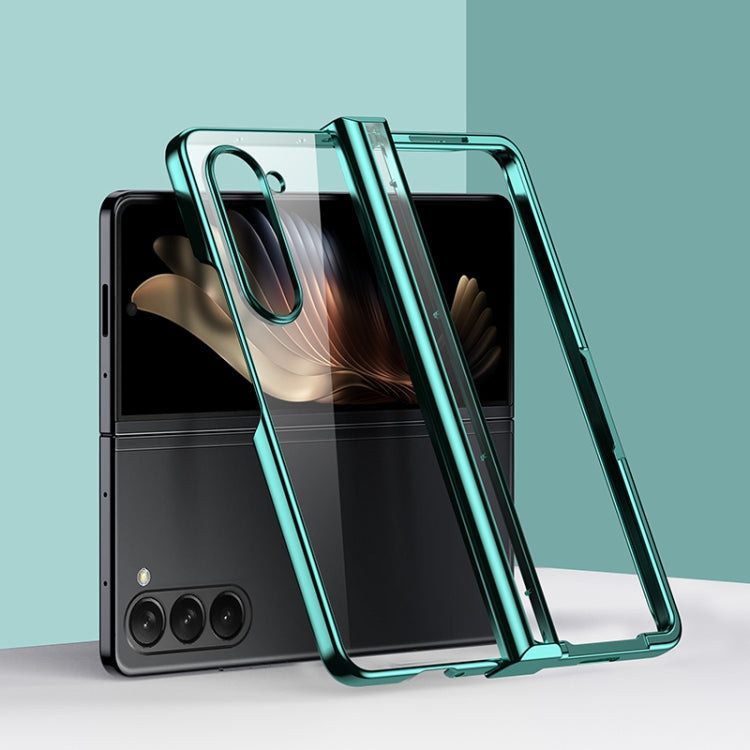 Three Parts 6D Electroplating PC Shockproof Phone Case, For Galaxy Z Fold8 Ultra 5G, For Galaxy Z Flip8 5G, For Samsung Galaxy Z Flip7 FE / Flip6, For Samsung Galaxy Z Fold7 5G, For Samsung Galaxy Z Flip7 5G, For Samsung Galaxy Z Fold6