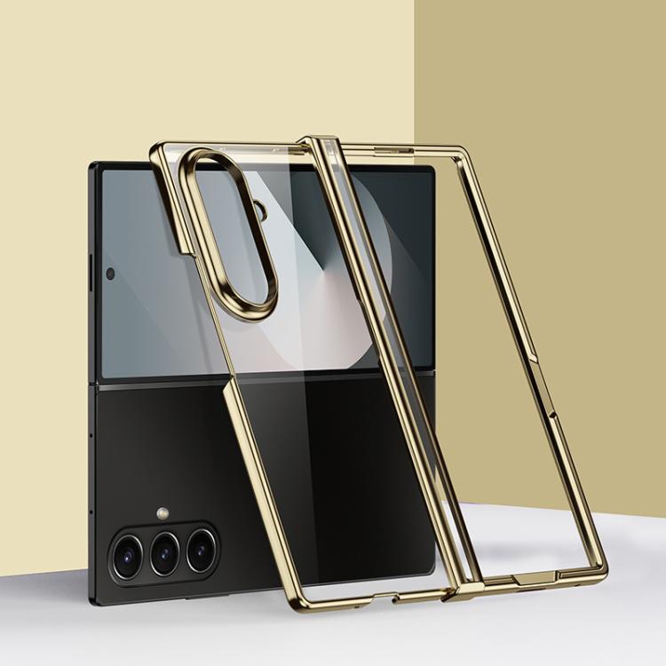Three Parts 6D Electroplating PC Shockproof Phone Case, For Galaxy Z Fold8 Ultra 5G, For Galaxy Z Flip8 5G, For Samsung Galaxy Z Flip7 FE / Flip6, For Samsung Galaxy Z Fold7 5G, For Samsung Galaxy Z Flip7 5G, For Samsung Galaxy Z Fold6