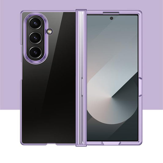 Three Parts 6D Electroplating PC Shockproof Phone Case, For Galaxy Z Fold8 Ultra 5G, For Galaxy Z Flip8 5G, For Samsung Galaxy Z Flip7 FE / Flip6, For Samsung Galaxy Z Fold7 5G, For Samsung Galaxy Z Flip7 5G, For Samsung Galaxy Z Fold6