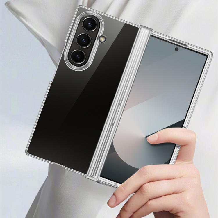 Three Parts 6D Electroplating PC Shockproof Phone Case, For Galaxy Z Fold8 Ultra 5G, For Galaxy Z Flip8 5G, For Samsung Galaxy Z Flip7 FE / Flip6, For Samsung Galaxy Z Fold7 5G, For Samsung Galaxy Z Flip7 5G, For Samsung Galaxy Z Fold6