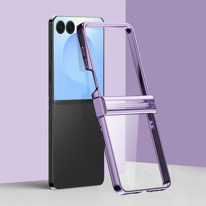 Three Parts 6D Electroplating PC Shockproof Phone Case, For Galaxy Z Fold8 Ultra 5G, For Galaxy Z Flip8 5G, For Samsung Galaxy Z Flip7 FE / Flip6, For Samsung Galaxy Z Fold7 5G, For Samsung Galaxy Z Flip7 5G, For Samsung Galaxy Z Fold6