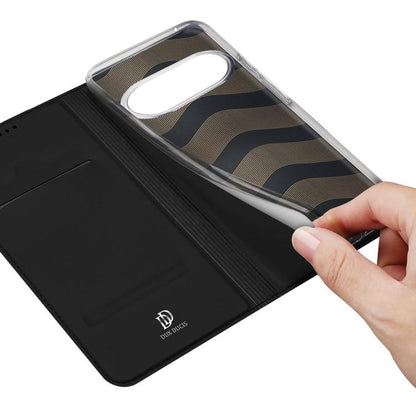 DUX DUCIS Skin Pro Series Horizontal Flip Phone Leather Case, For Google Pixel 11 Pro XL, For Google Pixel 11, For Google Pixel 11 Pro, For Google Pixel 10a, For Google Pixel 10 Pro XL, For Google Pixel 10 / 10 Pro