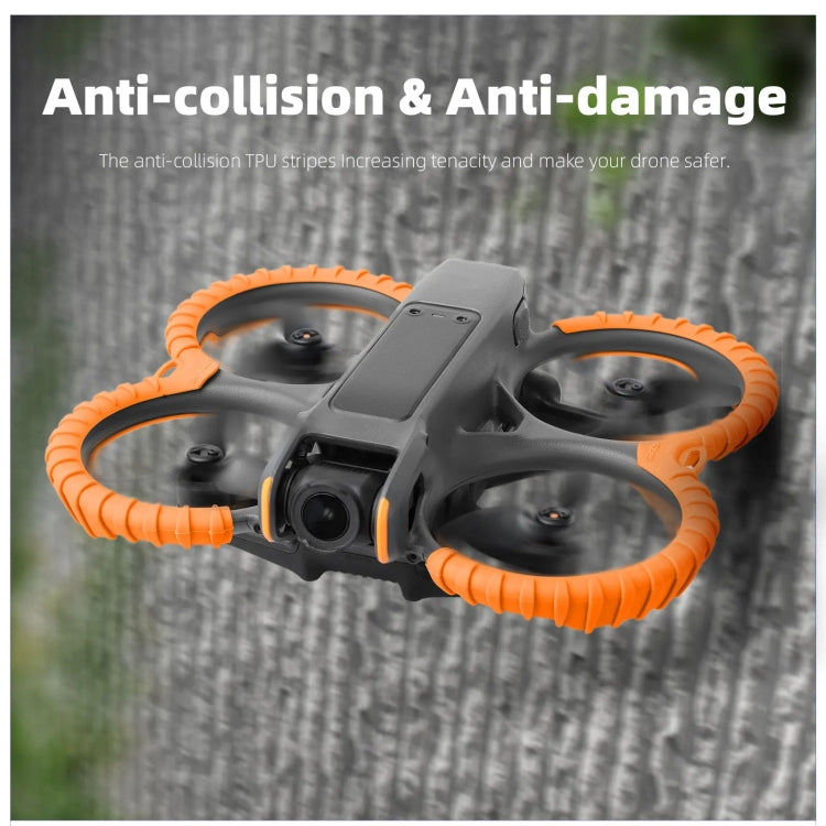 For DJI Avata 2 Sunnylife Drone Anti-Collision Protective Cover, Propeller Ring Stripes