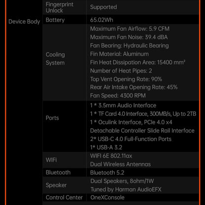 ONE-NETBOOK OneXPlayer X1 10.95 inch Handheld Game Console, Windows 11 AMD Ryzen 7 8840U
