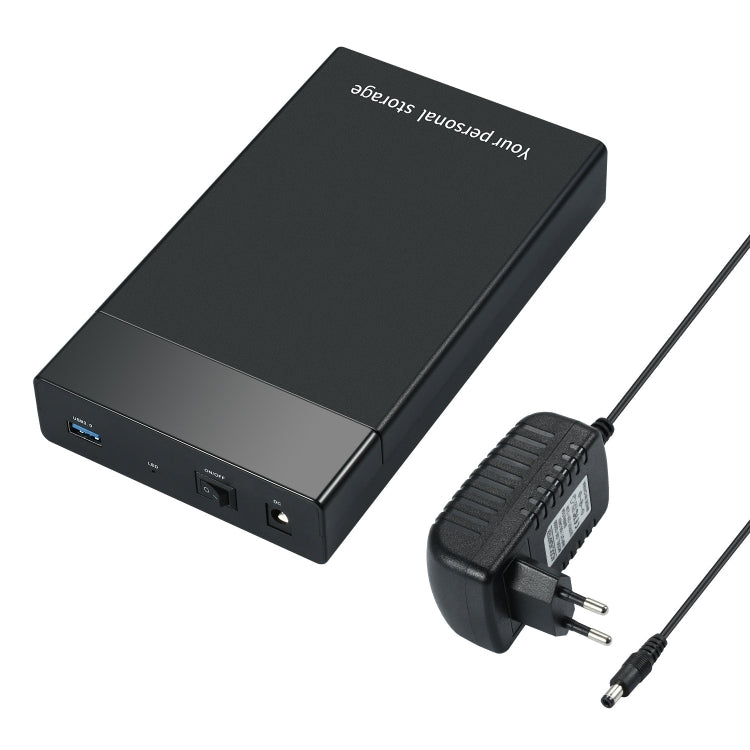 HDD 2.5 / 3.5 inch USB3.0 External Hard Drive Enclosure Case for Laptop Computer, EU Plug, UK Plug, US Plug