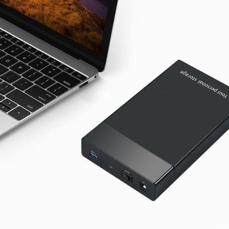 HDD 2.5 / 3.5 inch USB3.0 External Hard Drive Enclosure Case for Laptop Computer, EU Plug, UK Plug, US Plug