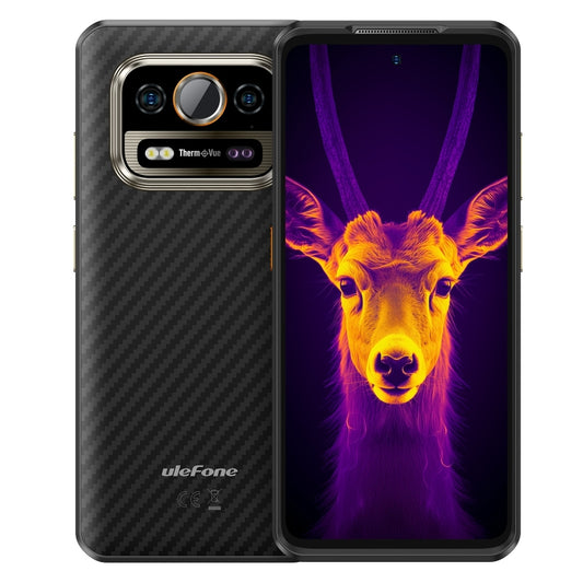 Téléphone robuste Ulefone Armor 25T Pro, imagerie thermique, Android 15 de 6,78 pouces, MediaTek Dimensity 6300 Octa Core, Réseau: 5G, NFC, 8 Go+256 Go