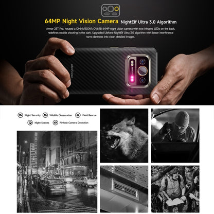 Téléphone robuste Ulefone Armor 25T Pro, imagerie thermique, Android 15 de 6,78 pouces, MediaTek Dimensity 6300 Octa Core, Réseau: 5G, NFC, 8 Go+256 Go