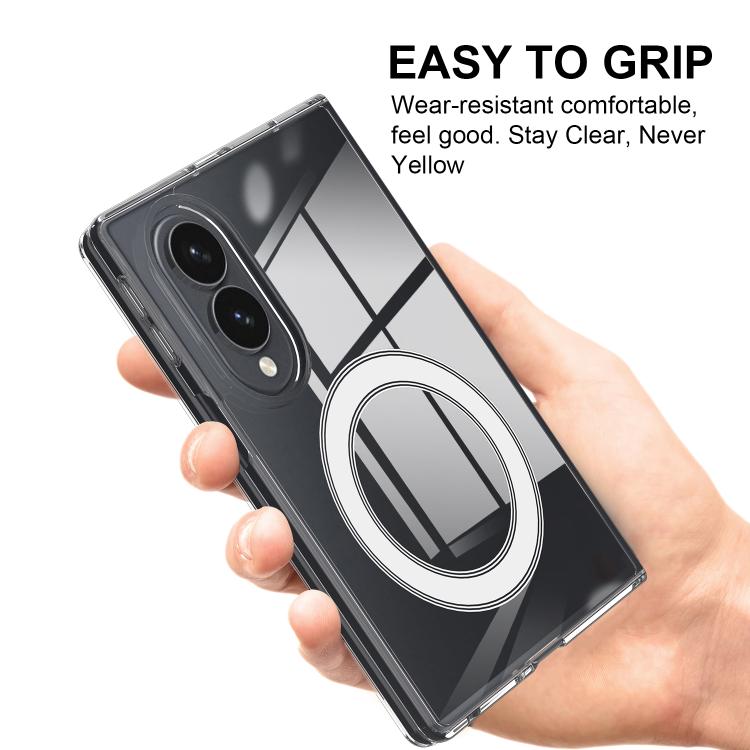 Scratchproof PC Transparent MagSafe Phone Case, For Galaxy Fold8 5G, For Samsung Galaxy Z Fold7, For Samsung Galaxy Z Fold Special, For Samsung Galaxy Z Flip6, For Samsung Galaxy Z Fold6