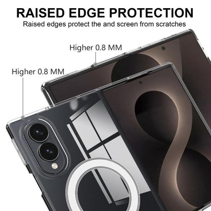 Scratchproof PC Transparent MagSafe Phone Case, For Galaxy Fold8 5G, For Samsung Galaxy Z Fold7, For Samsung Galaxy Z Fold Special, For Samsung Galaxy Z Flip6, For Samsung Galaxy Z Fold6