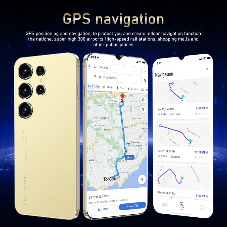 SDT89 / S24 Ultra, 6.3 inch Screen, Face Identification, Android 10.0 MTK6737 Quad Core, Network: 4G, Dual SIM, 2GB+16GB