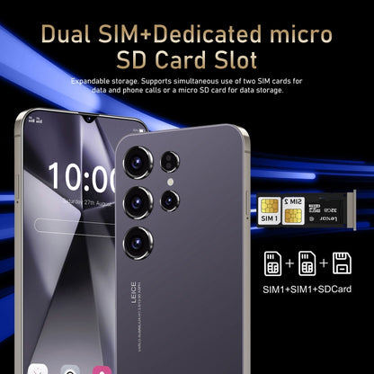 SDT89 / S24 Ultra, 6.3 inch Screen, Face Identification, Android 10.0 MTK6737 Quad Core, Network: 4G, Dual SIM, 2GB+16GB
