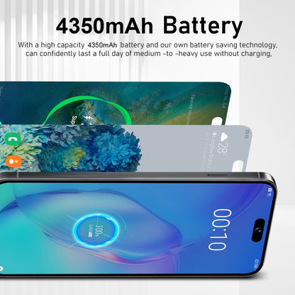 VD1 / i15 Pro Max, écran de 6,8 pouces, reconnaissance faciale, Android 10.0 MTK6753 Octa Core, Réseau : 4G, Double SIM, 3 Go + 64 Go