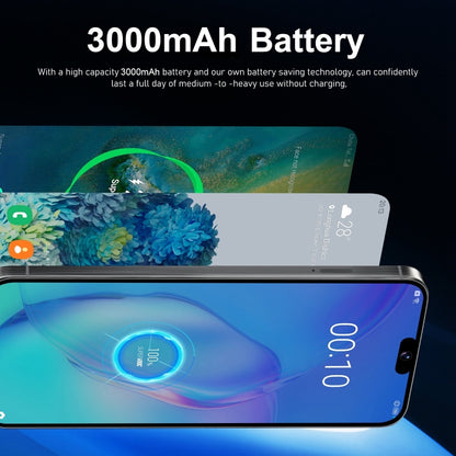 ZPT95 / i15 Pro Max, 6.3 inch Screen, Face Identification, Android 8.1 SC7731 Quad Core, Network: 3G, Dual SIM, 2GB+16GB