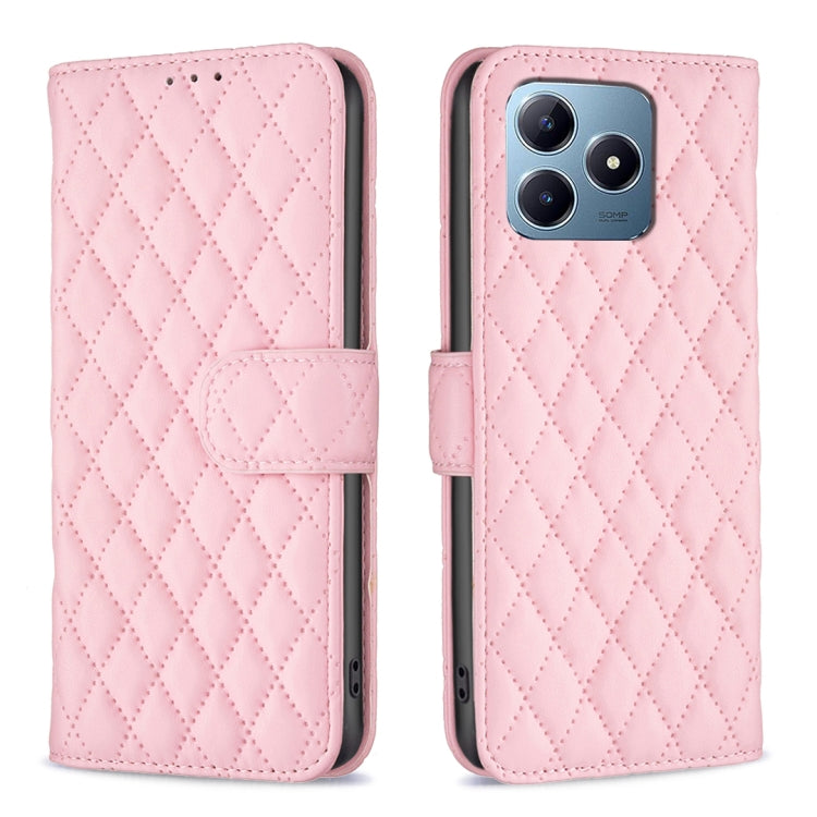 Diamond Lattice Wallet Flip Leather Phone Case, For Realme 16T 5G, For Realme 15 Pro 5G, For Realme 15 5G, For Realme 13 Pro 5G / 13 Pro+ 5G, For Realme GT 6 / GT 6T, For Realme C61 / C63