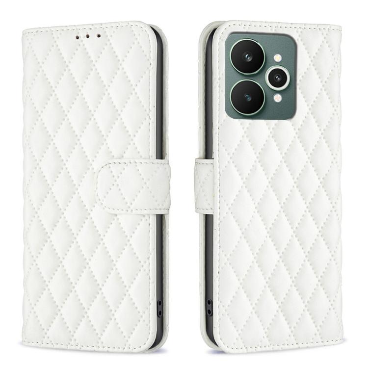 Diamond Lattice Wallet Flip Leather Phone Case, For Realme 16T 5G, For Realme 15 Pro 5G, For Realme 15 5G, For Realme 13 Pro 5G / 13 Pro+ 5G, For Realme GT 6 / GT 6T, For Realme C61 / C63