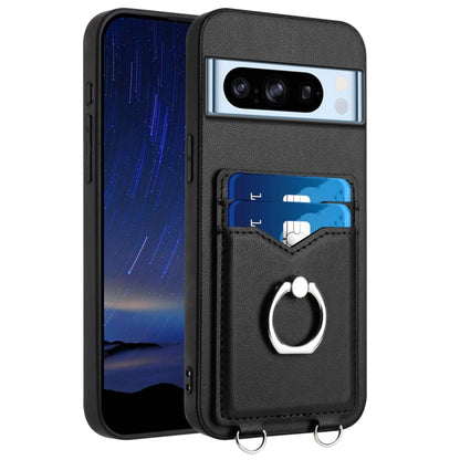 R20 Ring Card Holder Phone Case, For Google Pixel 10 Pro XL, For Google Pixel 10 / 10 Pro, For Google Pixel 9 Pro XL, For Google Pixel 9 / 9 Pro, For Google Pixel 8a, For Google Pixel 8 Pro, For Google Pixel 8