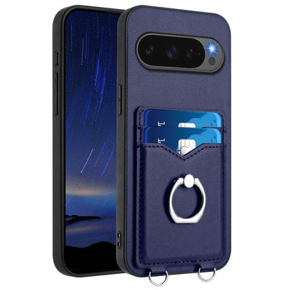 R20 Ring Card Holder Phone Case, For Google Pixel 10 Pro XL, For Google Pixel 10 / 10 Pro, For Google Pixel 9 Pro XL, For Google Pixel 9 / 9 Pro, For Google Pixel 8a, For Google Pixel 8 Pro, For Google Pixel 8