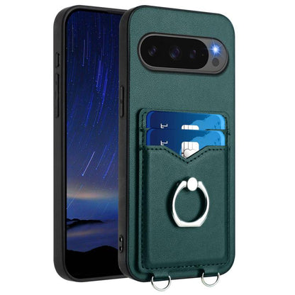 R20 Ring Card Holder Phone Case, For Google Pixel 10 Pro XL, For Google Pixel 10 / 10 Pro, For Google Pixel 9 Pro XL, For Google Pixel 9 / 9 Pro, For Google Pixel 8a, For Google Pixel 8 Pro, For Google Pixel 8