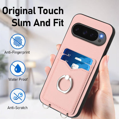R20 Ring Card Holder Phone Case, For Google Pixel 10 Pro XL, For Google Pixel 10 / 10 Pro, For Google Pixel 9 Pro XL, For Google Pixel 9 / 9 Pro, For Google Pixel 8a, For Google Pixel 8 Pro, For Google Pixel 8