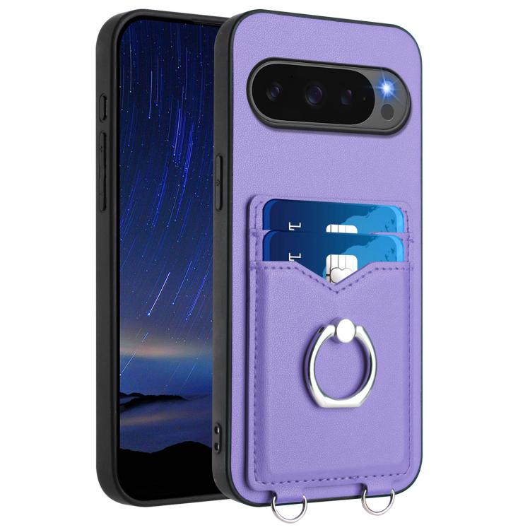 R20 Ring Card Holder Phone Case, For Google Pixel 10 Pro XL, For Google Pixel 10 / 10 Pro, For Google Pixel 9 Pro XL, For Google Pixel 9 / 9 Pro, For Google Pixel 8a, For Google Pixel 8 Pro, For Google Pixel 8