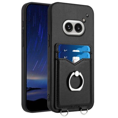 R20 Ring Card Holder Phone Case, For Nothing CMF Phone 2 Pro, For Nothing Phone 3a, For Nothing Phone 3a Pro, For Nothing Phone 2a