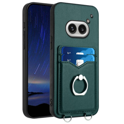 R20 Ring Card Holder Phone Case, For Nothing CMF Phone 2 Pro, For Nothing Phone 3a, For Nothing Phone 3a Pro, For Nothing Phone 2a