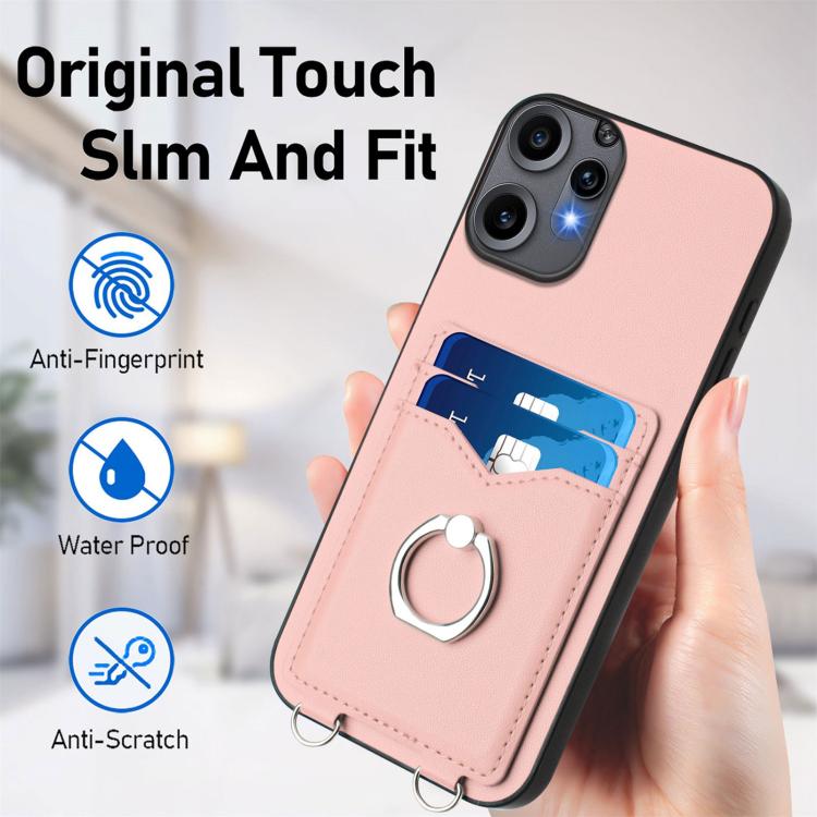 R20 Ring Card Holder Phone Case, For Nothing CMF Phone 2 Pro, For Nothing Phone 3a, For Nothing Phone 3a Pro, For Nothing Phone 2a