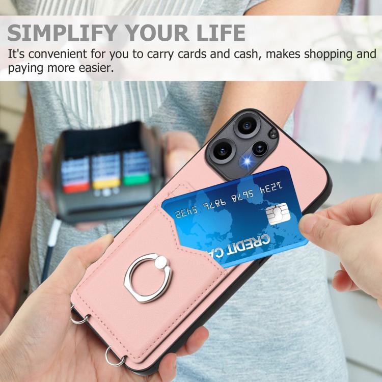 R20 Ring Card Holder Phone Case, For Nothing CMF Phone 2 Pro, For Nothing Phone 3a, For Nothing Phone 3a Pro, For Nothing Phone 2a