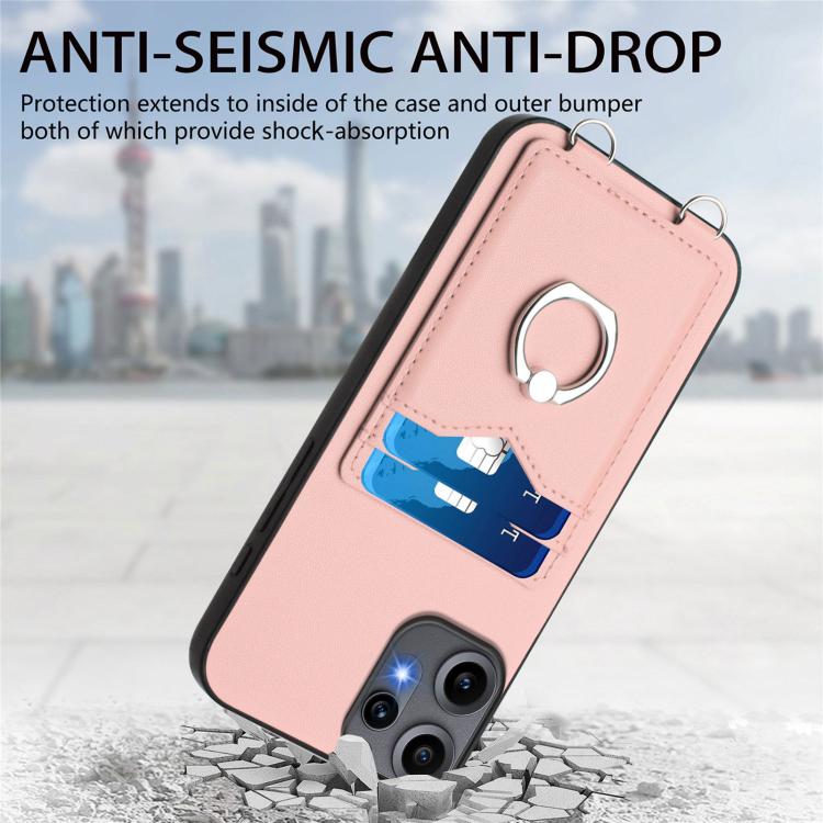 R20 Ring Card Holder Phone Case, For Nothing CMF Phone 2 Pro, For Nothing Phone 3a, For Nothing Phone 3a Pro, For Nothing Phone 2a
