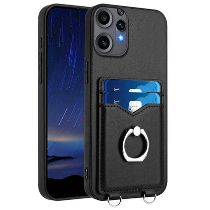 R20 Ring Card Holder Phone Case, For Nothing CMF Phone 2 Pro, For Nothing Phone 3a, For Nothing Phone 3a Pro, For Nothing Phone 2a