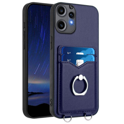 R20 Ring Card Holder Phone Case, For Nothing CMF Phone 2 Pro, For Nothing Phone 3a, For Nothing Phone 3a Pro, For Nothing Phone 2a