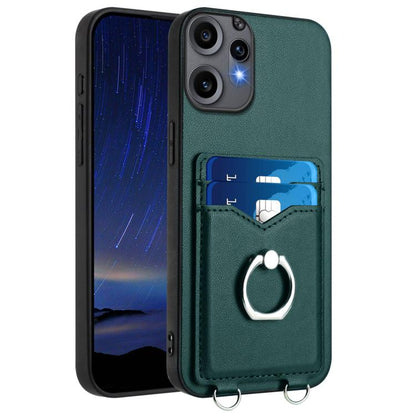 R20 Ring Card Holder Phone Case, For Nothing CMF Phone 2 Pro, For Nothing Phone 3a, For Nothing Phone 3a Pro, For Nothing Phone 2a