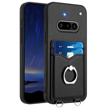 R20 Ring Card Holder Phone Case, For Nothing CMF Phone 2 Pro, For Nothing Phone 3a, For Nothing Phone 3a Pro, For Nothing Phone 2a