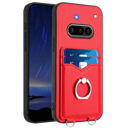 R20 Ring Card Holder Phone Case, For Nothing CMF Phone 2 Pro, For Nothing Phone 3a, For Nothing Phone 3a Pro, For Nothing Phone 2a