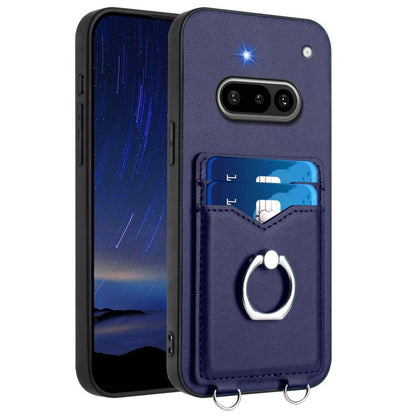 R20 Ring Card Holder Phone Case, For Nothing CMF Phone 2 Pro, For Nothing Phone 3a, For Nothing Phone 3a Pro, For Nothing Phone 2a