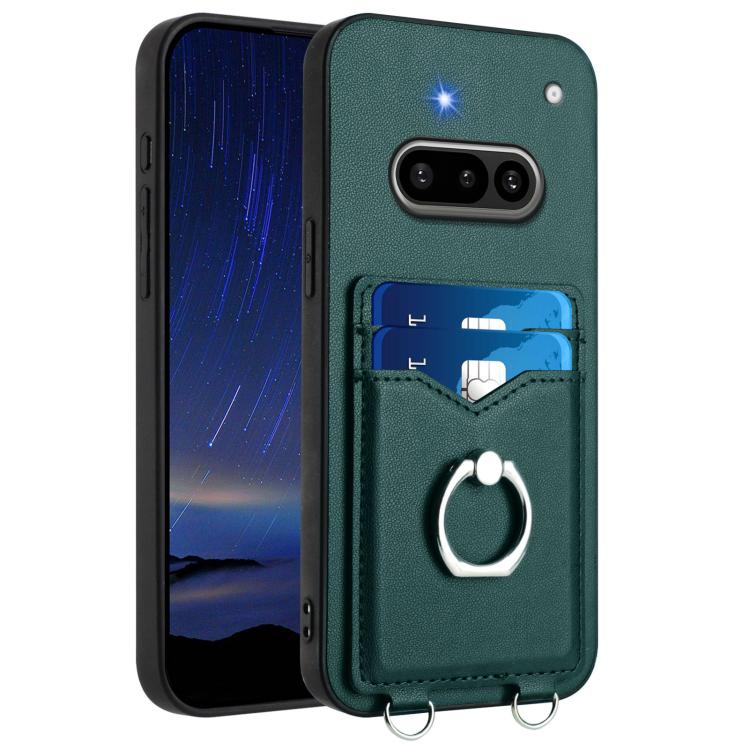 R20 Ring Card Holder Phone Case, For Nothing CMF Phone 2 Pro, For Nothing Phone 3a, For Nothing Phone 3a Pro, For Nothing Phone 2a