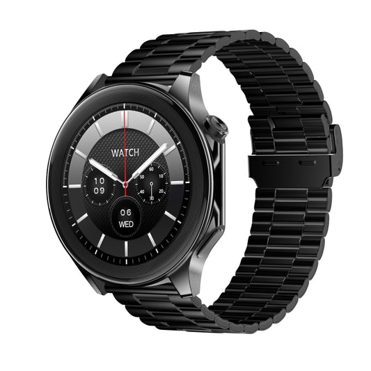 HD Watch X 1.43 inch IP68 BT5.3 Sport Smart Watch, Support Bluetooth Call / Sleep / Blood Oxygen / Heart Rate / Blood Pressure Health Monitor, Black Steel + Black Silicone Strap, Black Leather + Black Silicone Strap, Silver Steel + Blue Silicone Strap ...