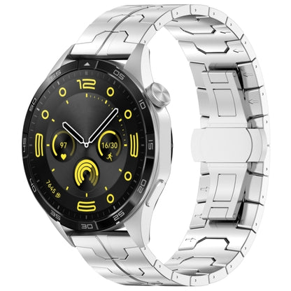 Butterfly Buckle Titanium Alloy Watch Band, 22mm