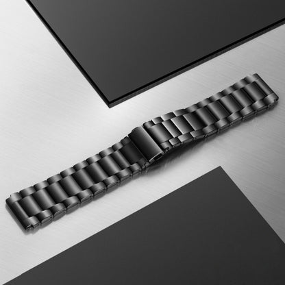 Three-Bead Magnetic Buckle Titanium Alloy Watch Band, 22mm