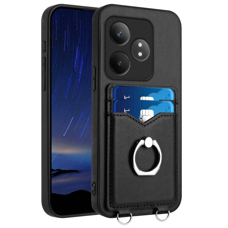 R20 Ring Card Holder Phone Case, For Realme 14, For Realme 14 Pro+, For Realme 14 Pro, For Realme GT Neo6 SE, For Realme GT Neo6 / GT 6T 5G, For Realme 12 Pro / 12 Pro+, For Realme P1 Pro 5G, For Realme Narzo 70 Pro 5G                                  ...