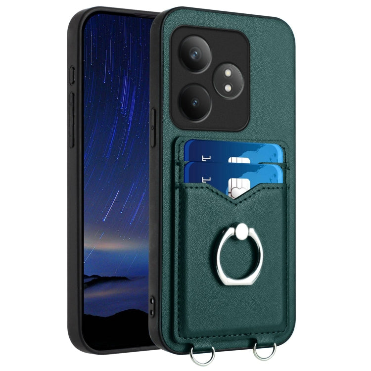 R20 Ring Card Holder Phone Case, For Realme 14, For Realme 14 Pro+, For Realme 14 Pro, For Realme GT Neo6 SE, For Realme GT Neo6 / GT 6T 5G, For Realme 12 Pro / 12 Pro+, For Realme P1 Pro 5G, For Realme Narzo 70 Pro 5G                                  ...