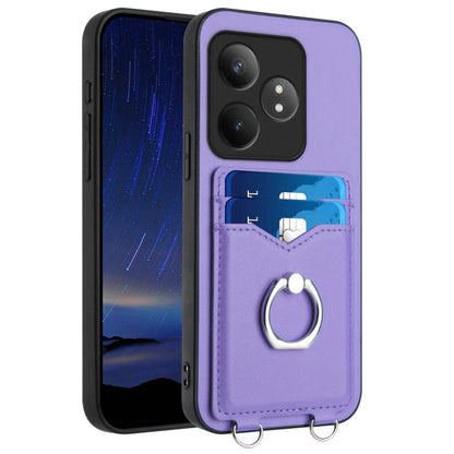 R20 Ring Card Holder Phone Case, For Realme 14, For Realme 14 Pro+, For Realme 14 Pro, For Realme GT Neo6 SE, For Realme GT Neo6 / GT 6T 5G, For Realme 12 Pro / 12 Pro+, For Realme P1 Pro 5G, For Realme Narzo 70 Pro 5G                                  ...