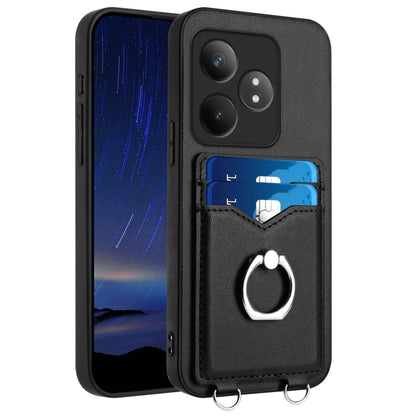 R20 Ring Card Holder Phone Case, For Realme 14, For Realme 14 Pro+, For Realme 14 Pro, For Realme GT Neo6 SE, For Realme GT Neo6 / GT 6T 5G, For Realme 12 Pro / 12 Pro+, For Realme P1 Pro 5G, For Realme Narzo 70 Pro 5G                                  ...