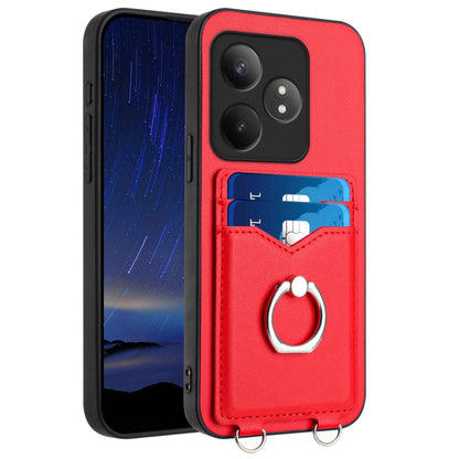 R20 Ring Card Holder Phone Case, For Realme 14, For Realme 14 Pro+, For Realme 14 Pro, For Realme GT Neo6 SE, For Realme GT Neo6 / GT 6T 5G, For Realme 12 Pro / 12 Pro+, For Realme P1 Pro 5G, For Realme Narzo 70 Pro 5G                                  ...