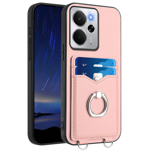 R20 Ring Card Holder Phone Case, For Realme 14, For Realme 14 Pro+, For Realme 14 Pro, For Realme GT Neo6 SE, For Realme GT Neo6 / GT 6T 5G, For Realme 12 Pro / 12 Pro+, For Realme P1 Pro 5G, For Realme Narzo 70 Pro 5G                                  ...