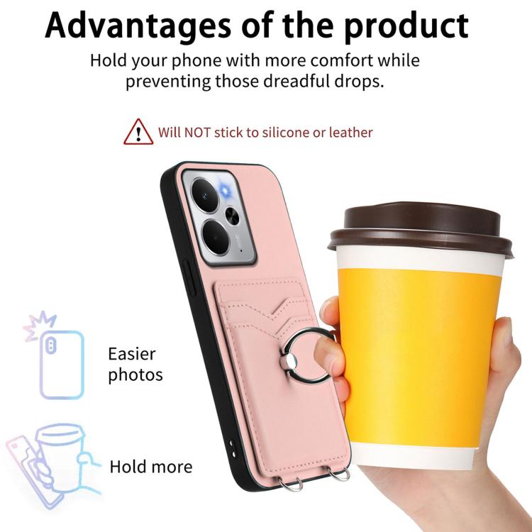 R20 Ring Card Holder Phone Case, For Realme 14, For Realme 14 Pro+, For Realme 14 Pro, For Realme GT Neo6 SE, For Realme GT Neo6 / GT 6T 5G, For Realme 12 Pro / 12 Pro+, For Realme P1 Pro 5G, For Realme Narzo 70 Pro 5G                                  ...